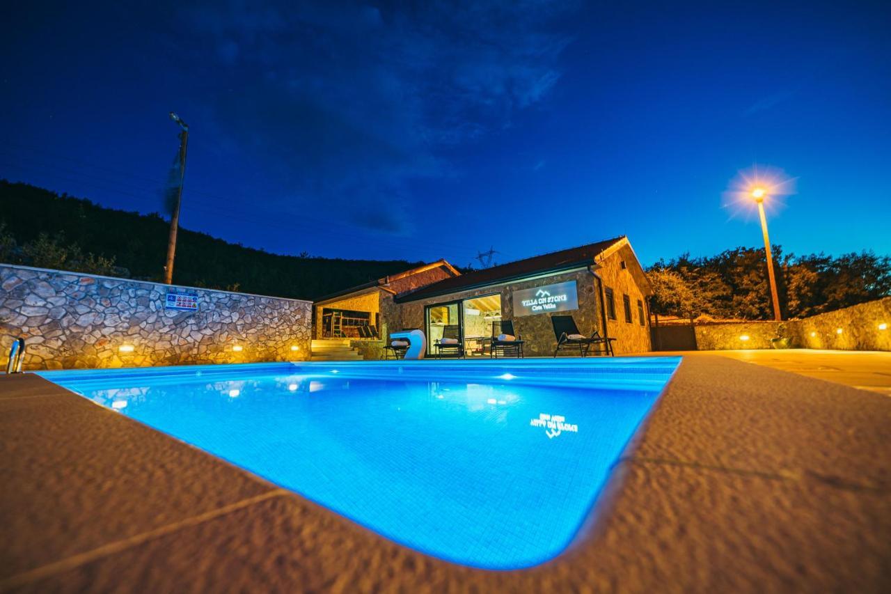 Villa On Stone Velika Čista Exteriör bild
